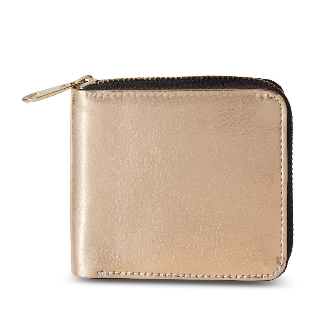 Gold  Colour Personalised Women’s Wallet