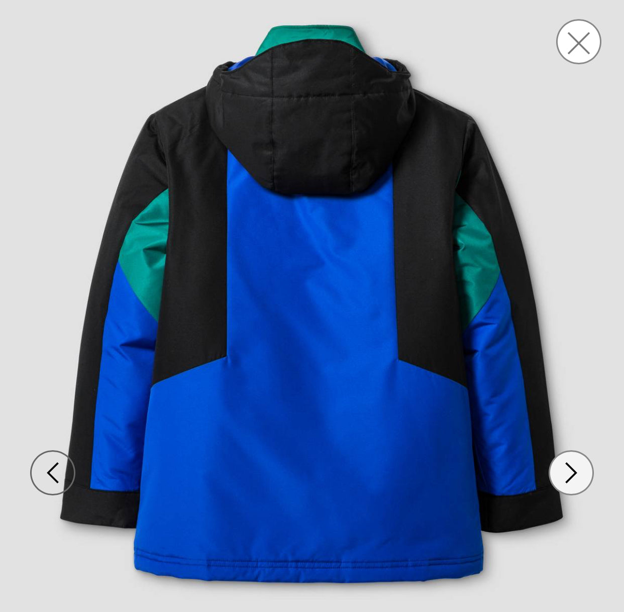 champion jacket kids blue