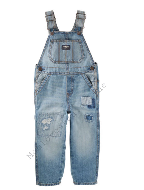 2t denim overalls