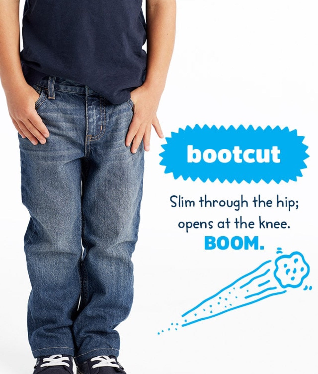 kids bootcut jeans