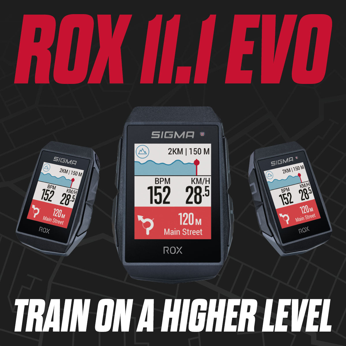 SIGMA SPORT ROX 11.1 EVO GPS BIKE COMPUTER