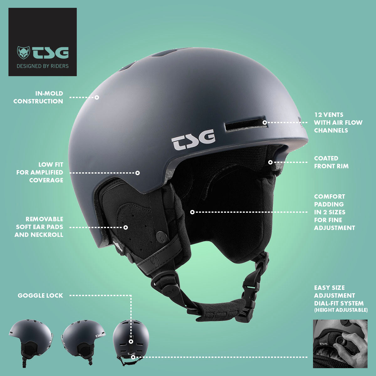 TSG - Winter Helmet - Vertice Tech