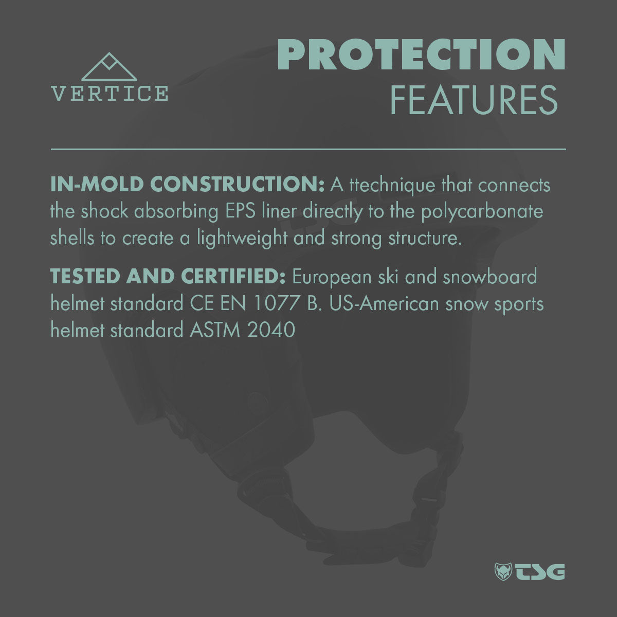 TSG - Winter Helmet - Vertice Protection