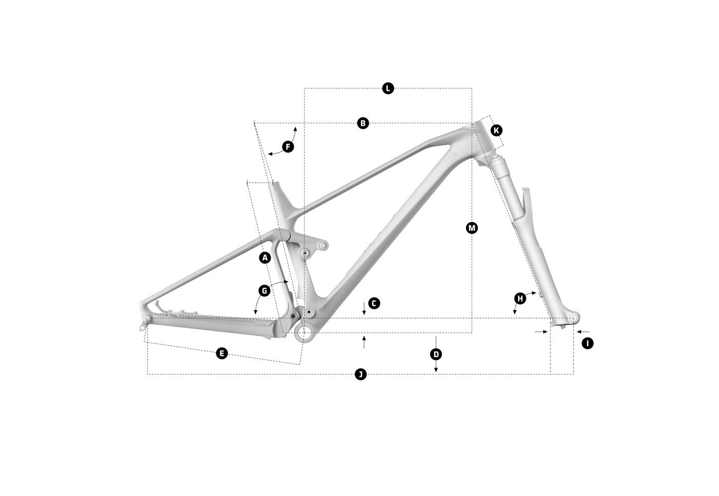 Mondraker F Podium Carbon Bike 2022 Dimensions