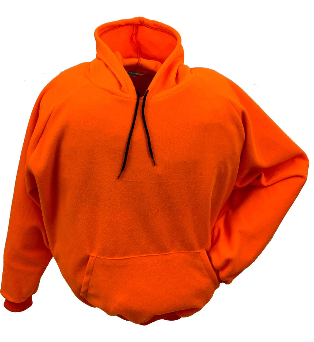 blaze orange sweatshirt