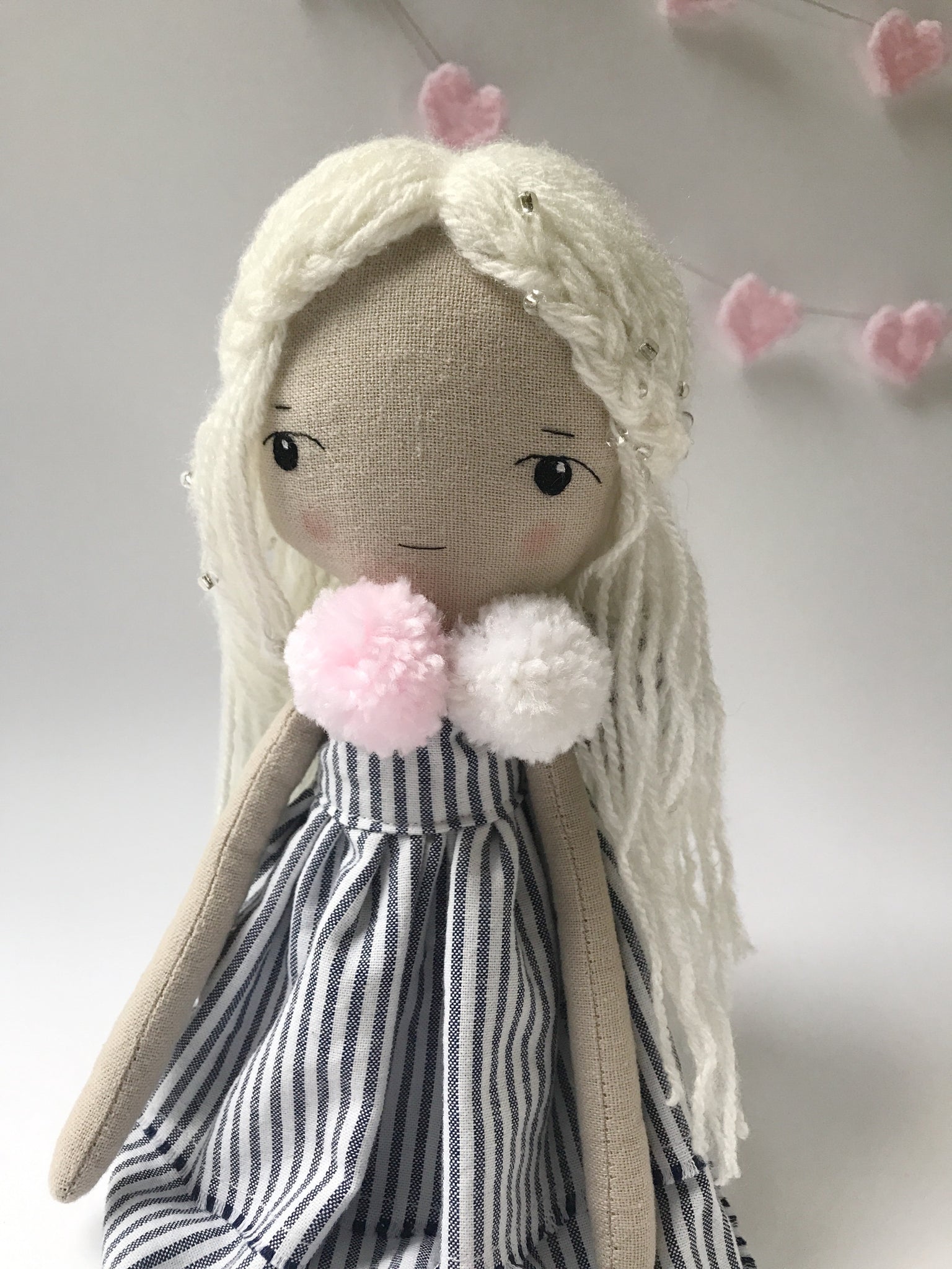 cloth doll hair