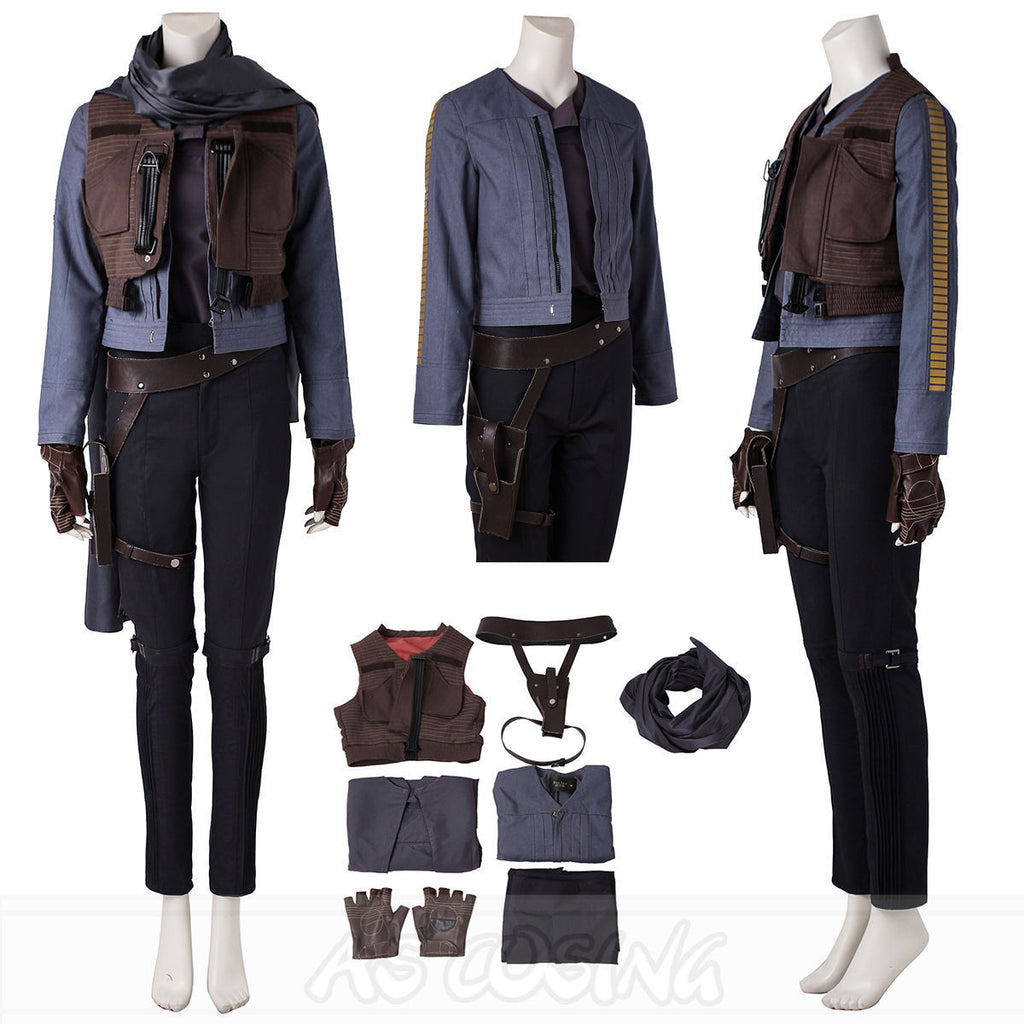 Jyn Erso Rogue One Star Wars Adult Costume Kids Adult -3753