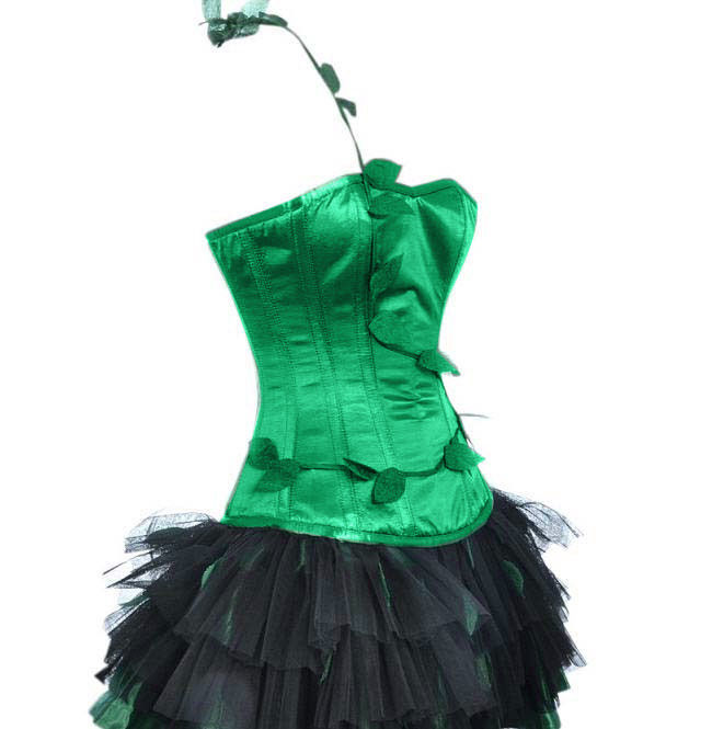 Poison Ivy Corset Costume Costume Rebel