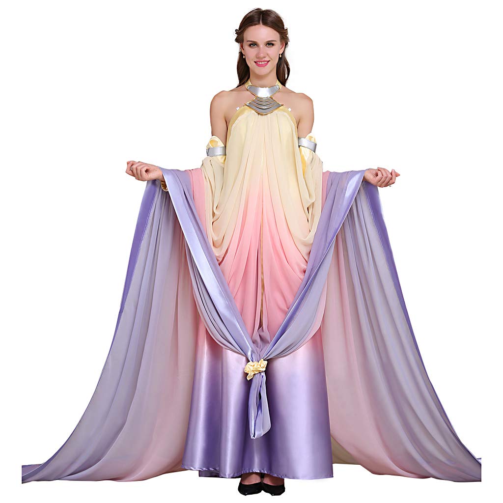 Padme Rainbow Lake Dress Amidala Star Wars Costume – Costume Rebel