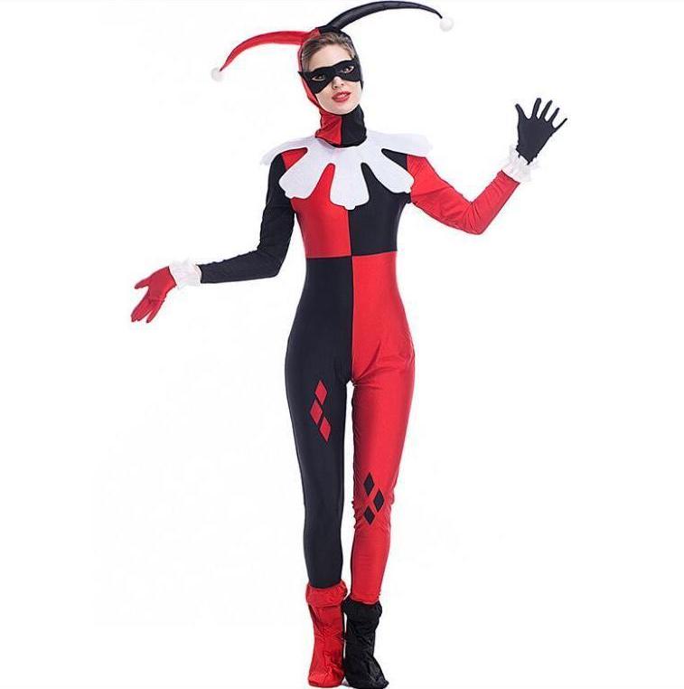 Classic Harley Quinn Jester Costume – Costume Rebel