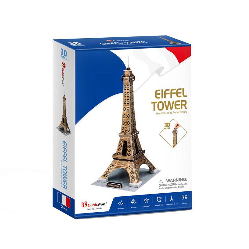 Eiffel Rompecabezas 3D Cubicfun 3D Serie C