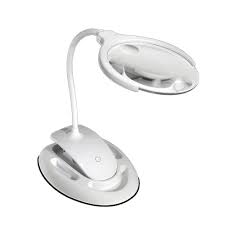 SMD LED Magnifying Lamp with Clamp 3 Diopter, Square Head