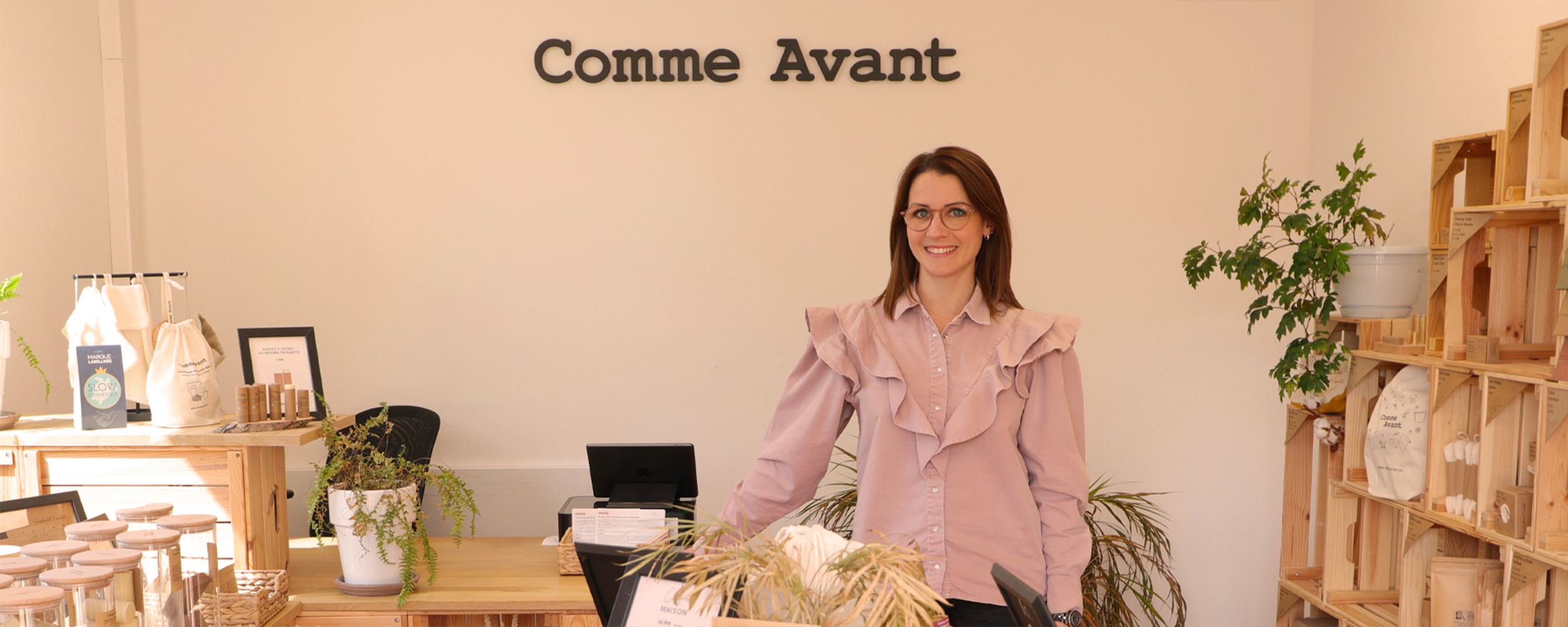 Karine à la boutique Comme Avant des Pennes Mirabeau