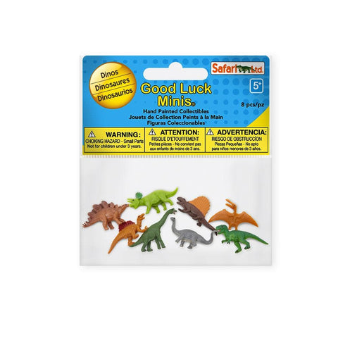 Dinos Good Luck Minis Fun Pack miniature dinosaur figurines in sealed polybag