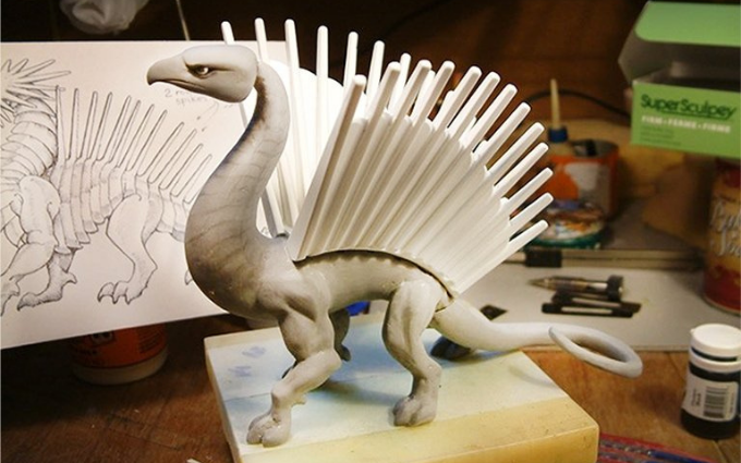 Hand Sculpting and Painting Dragon Toys