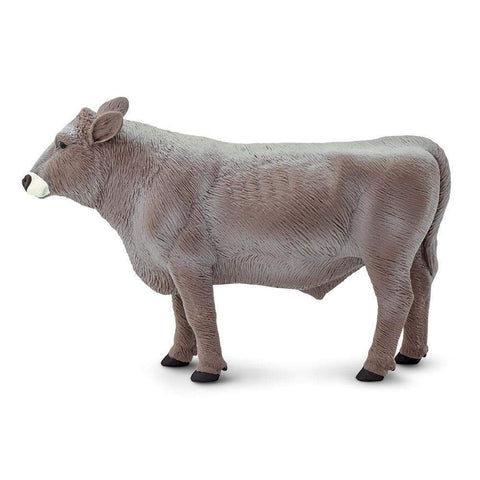 Safari Ltd Brown Swiss Bull Figure