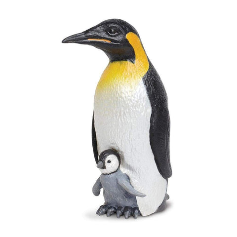 Safari Ltd Incredible Creatures Emperor Penguin & Chick Animal Toy Figure