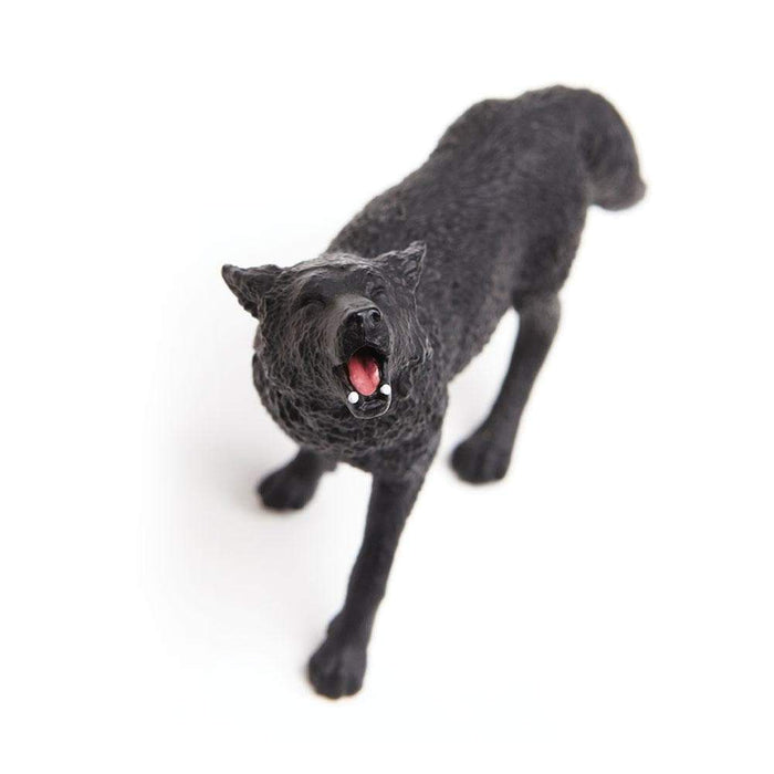 black wolf stuffed animal