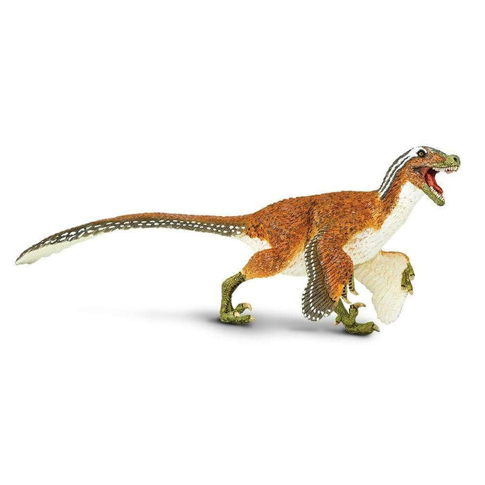 feathered velociraptor plush