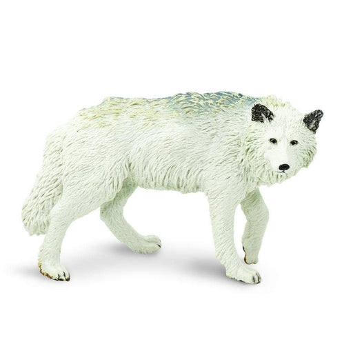 white wolf figurine