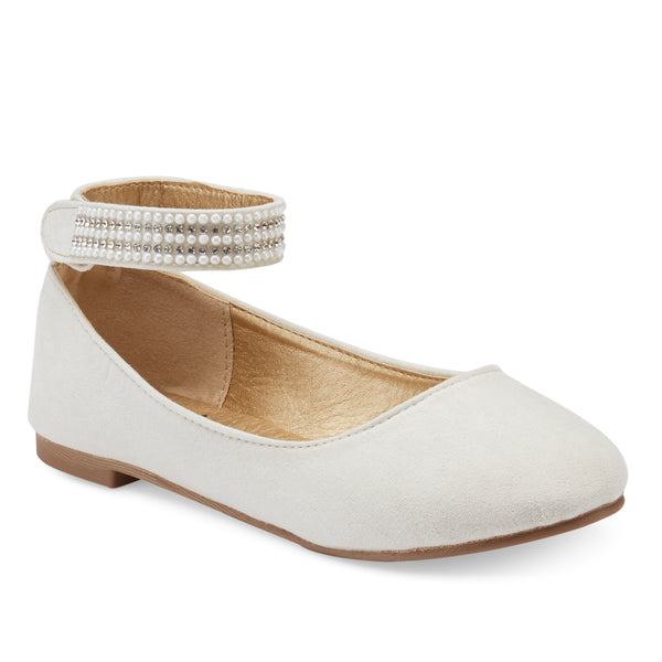 girls cream ballet shoes