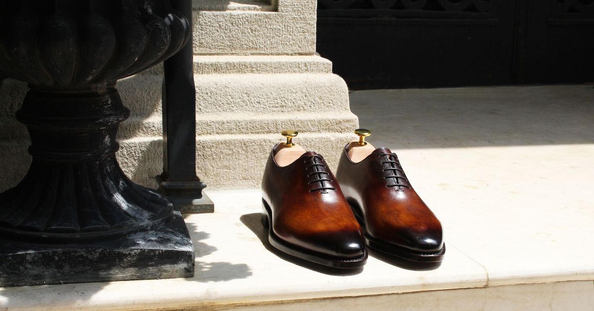 Carlo wholecut in brown bespoke shoe