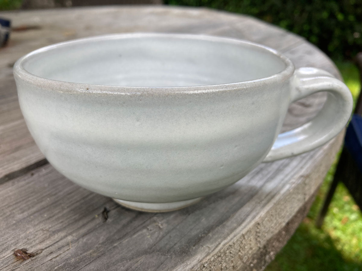 Handled bowl from Lisa's trip to Mashiko, Japan