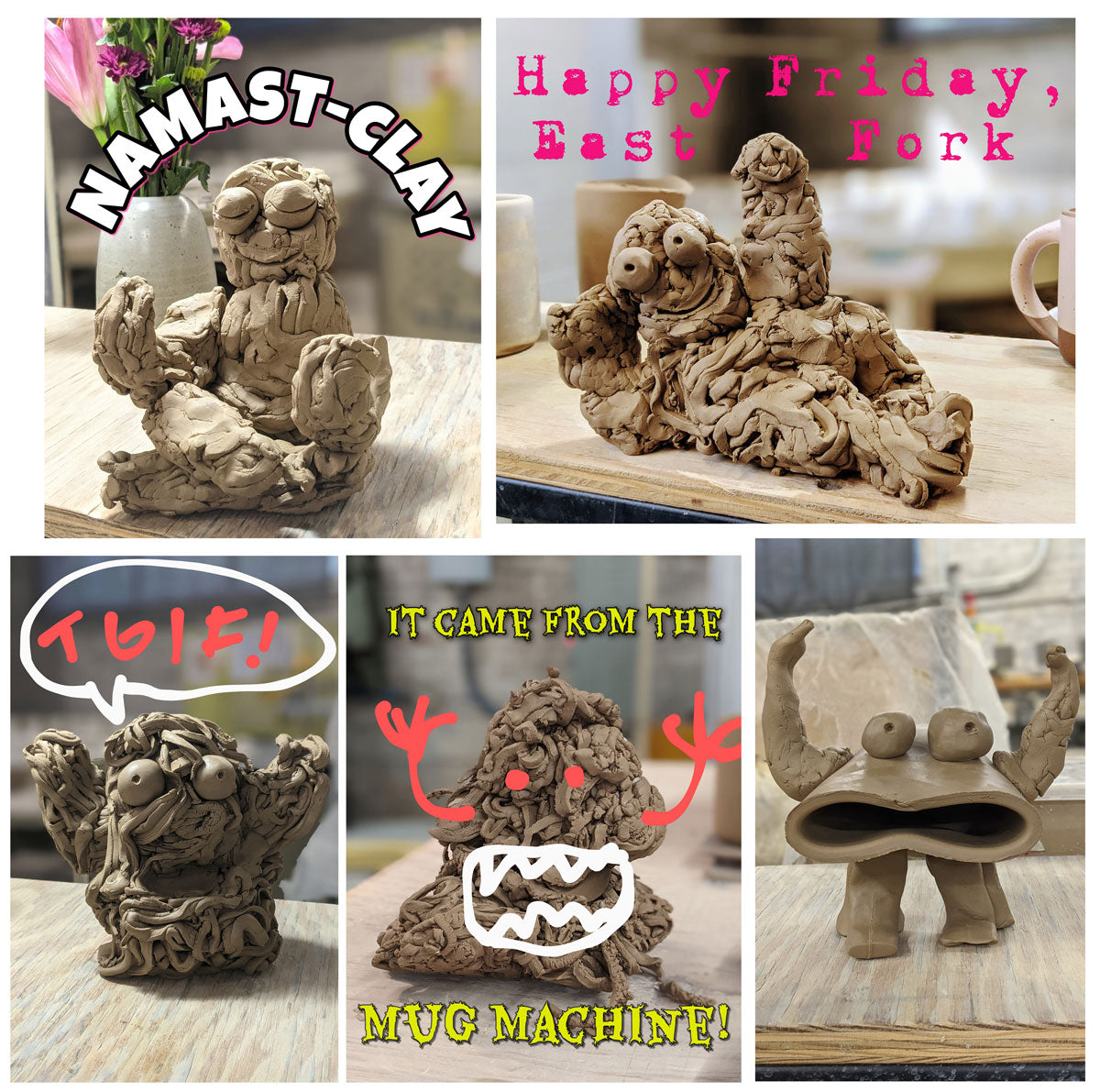 Clay Buddies created by Donnie