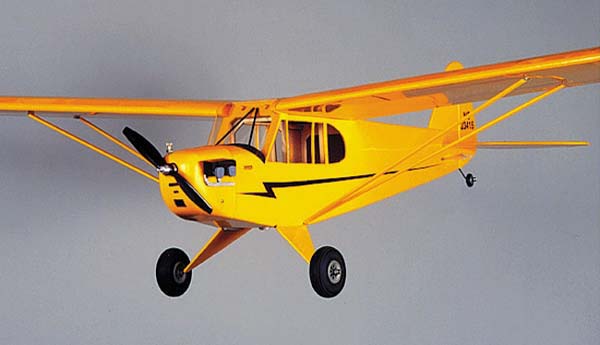 piper j3 cub rc plane