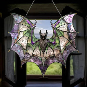 Modern Acrylic Bat Suncatcher for Halloween Home Decor - Très Elite