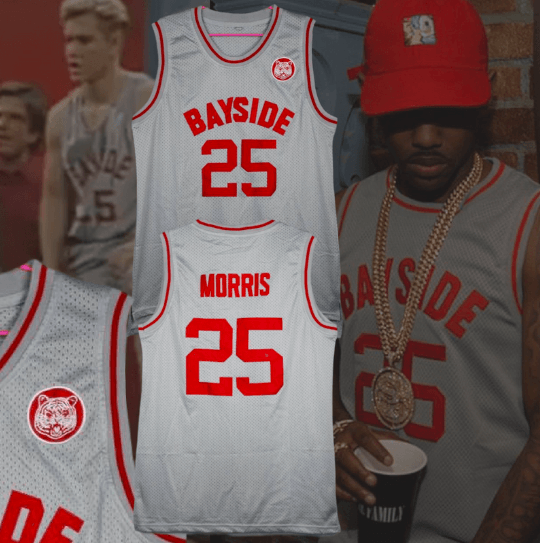 zack morris bayside basketball jersey