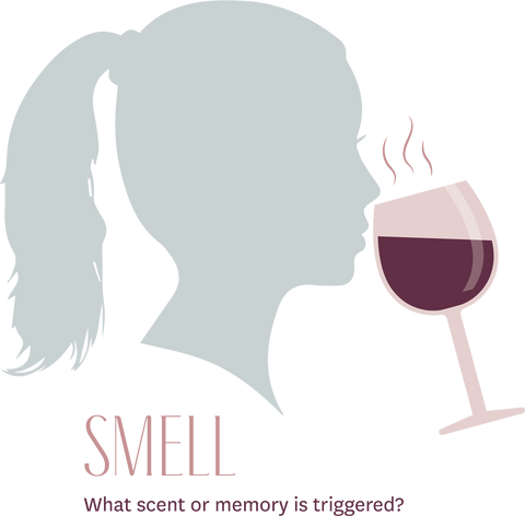 How to Properly Taste Wine - smell - Infographic Step 3