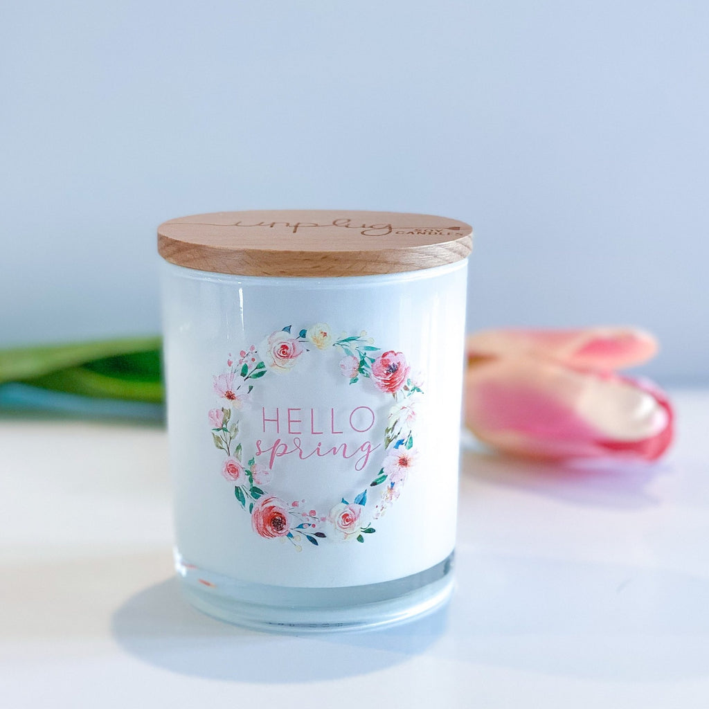 PINK PEONY SPRING CANDLE – Unplug Soy Candles