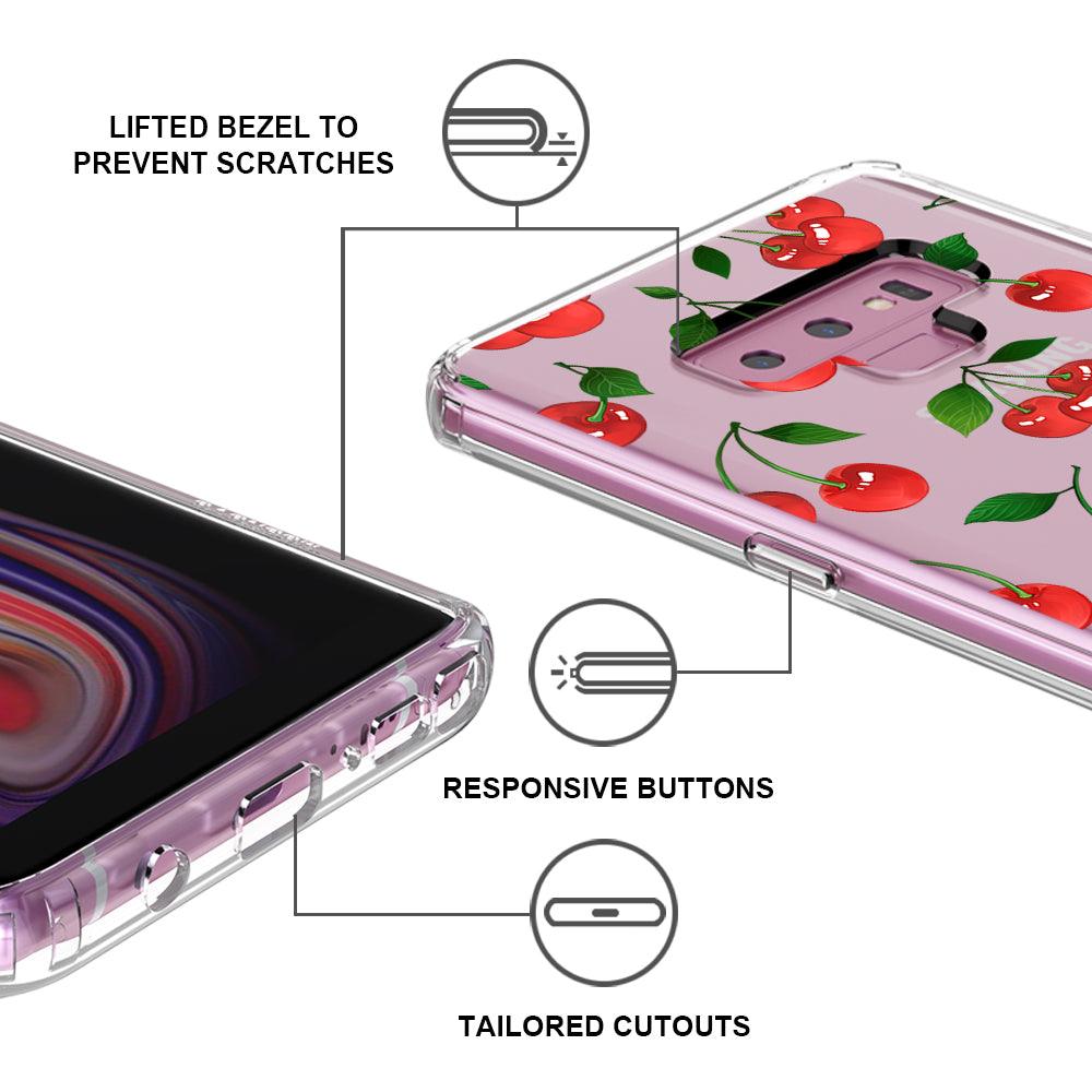 Poppy Cherry Phone Case - Samsung Galaxy Note 9 Case