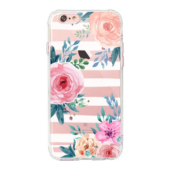 Girls Blossom Stripes Floral Flower Phone Case Iphone 6 6s Case Mosnovo