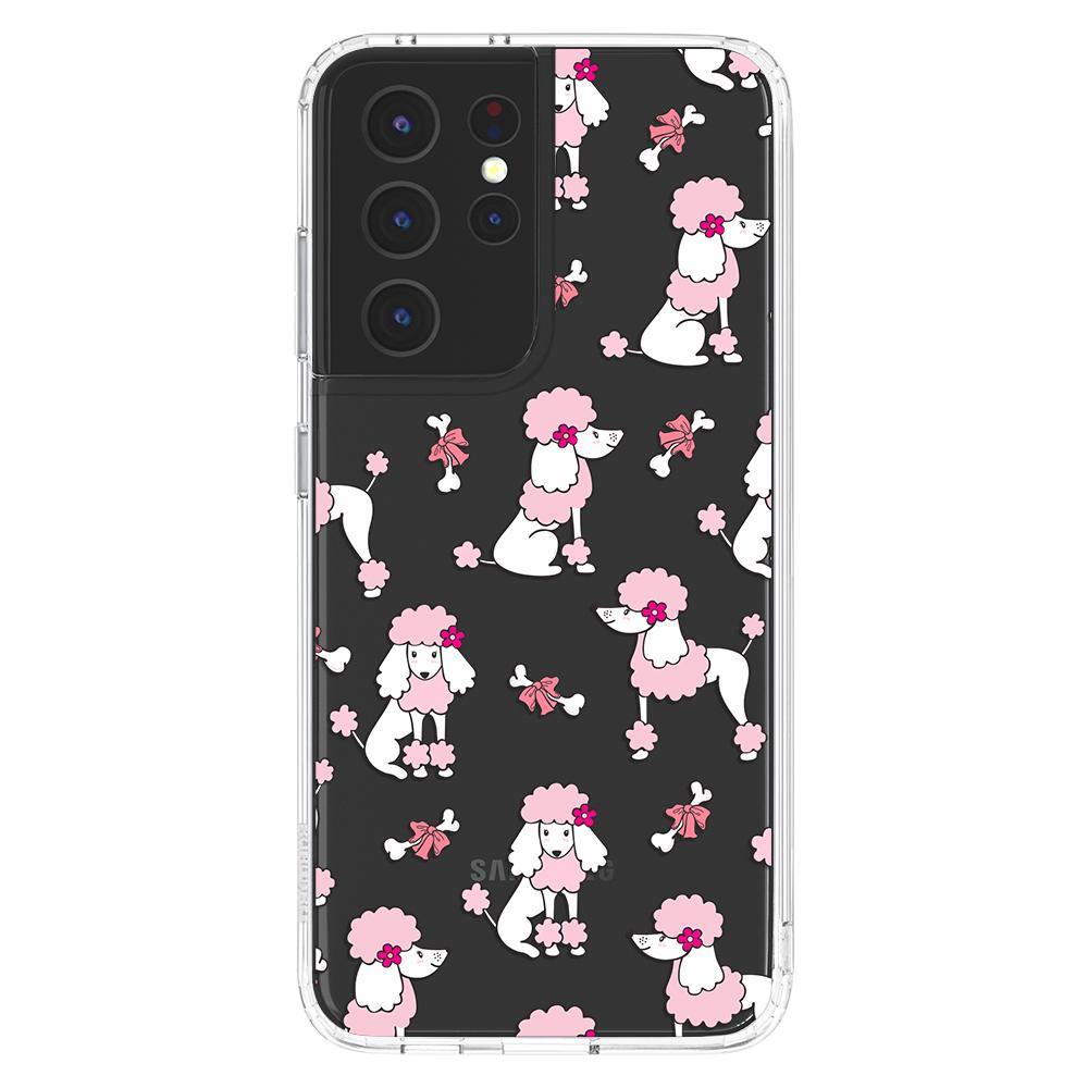 Cute Poodle Samsung Galaxy S21 Ultra Case Mosnovo