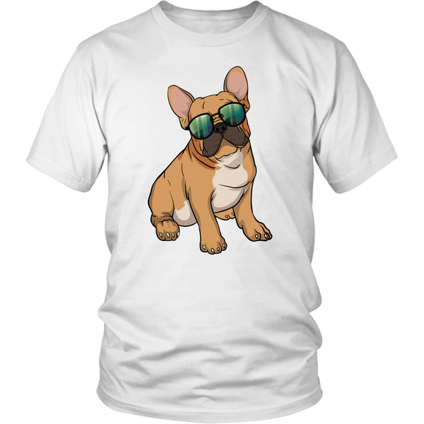 French Bulldog Sunglasses Funny Tee Shirt, Gifts for Dog Puppy Lovers ...