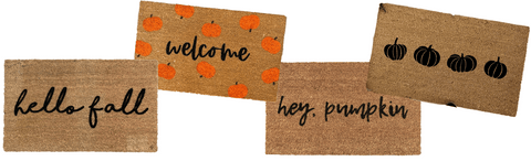 Fall Doormats by Nickel Designs