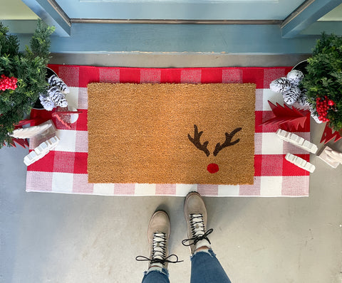 Reindeer Christmas Doormat