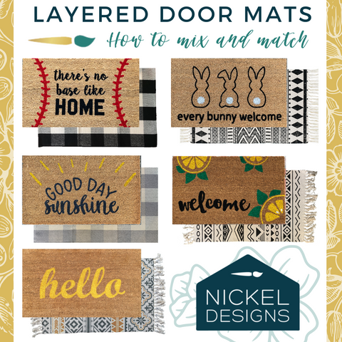 Layered Doormat Looks Perfect for Spring — LIVEN DESIGN