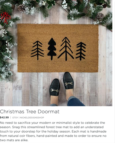 Welcome Snowflake Doormat, Winter Doormat, Welcome Mat, Winter Decor,  Outdoor Rug, Christmas Doormat, Front Door Mat, Christmas Decor, Snow 