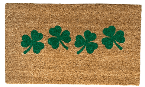 Shamrocks St. Patrick's Day Doormat