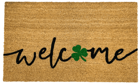 St. Patrick's Day Welcome Mat