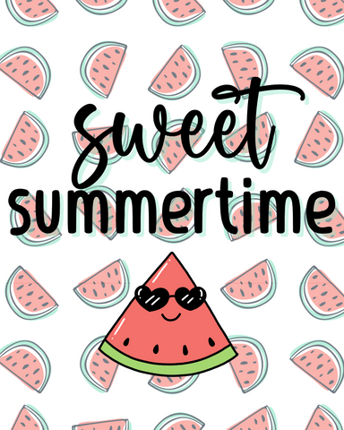 Sweet Summertime Watermelon Printable