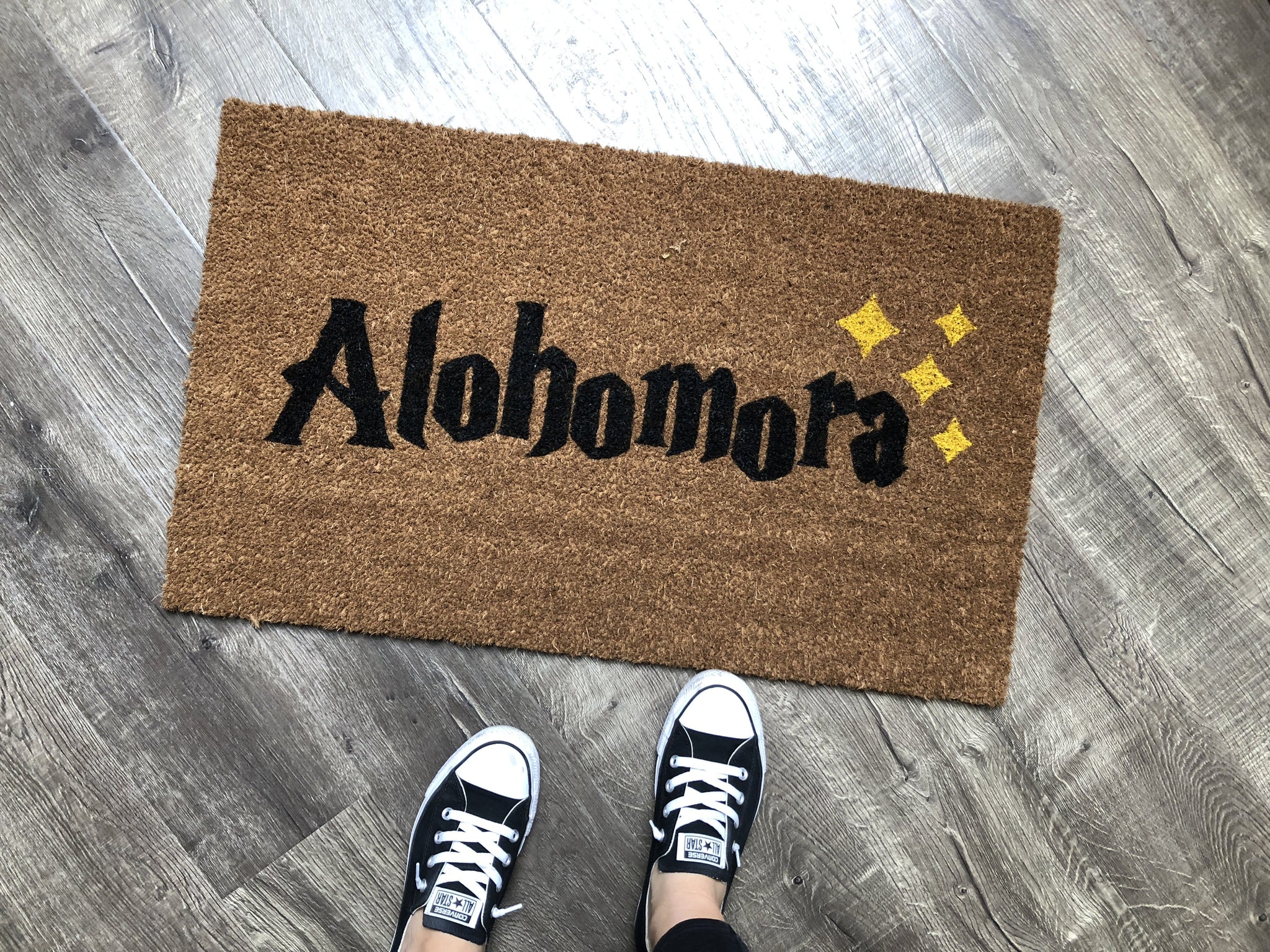 Download Harry Potter Themed Alohomora Doormat - Nickel Designs ...
