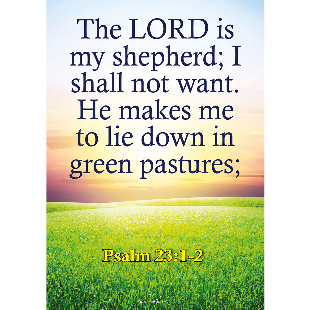 Psalm 23 1 2 Bv317 Smiffle