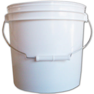 empty plastic buckets