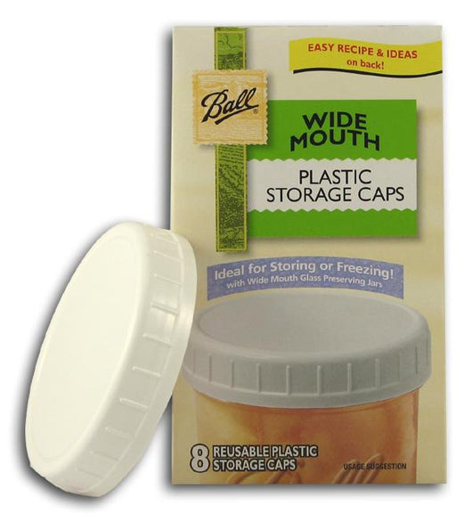 Buy Ball Plastic Storage Caps Wide Mouth Box 8 Health Foods Stores Truefoodsmarket A