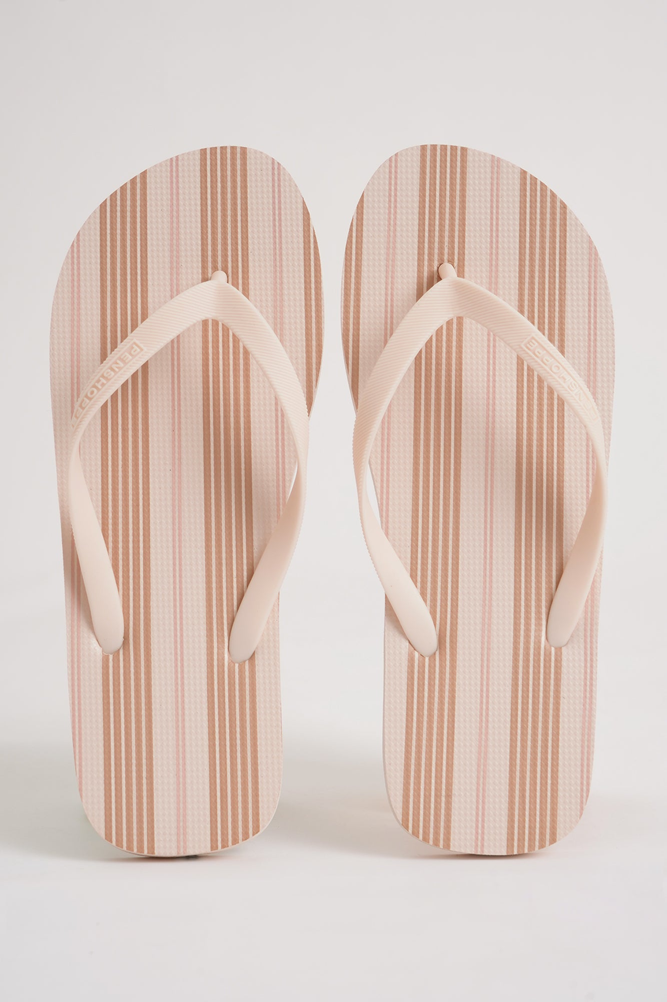 Women s Summer Striped Flip Flops PENSHOPPE