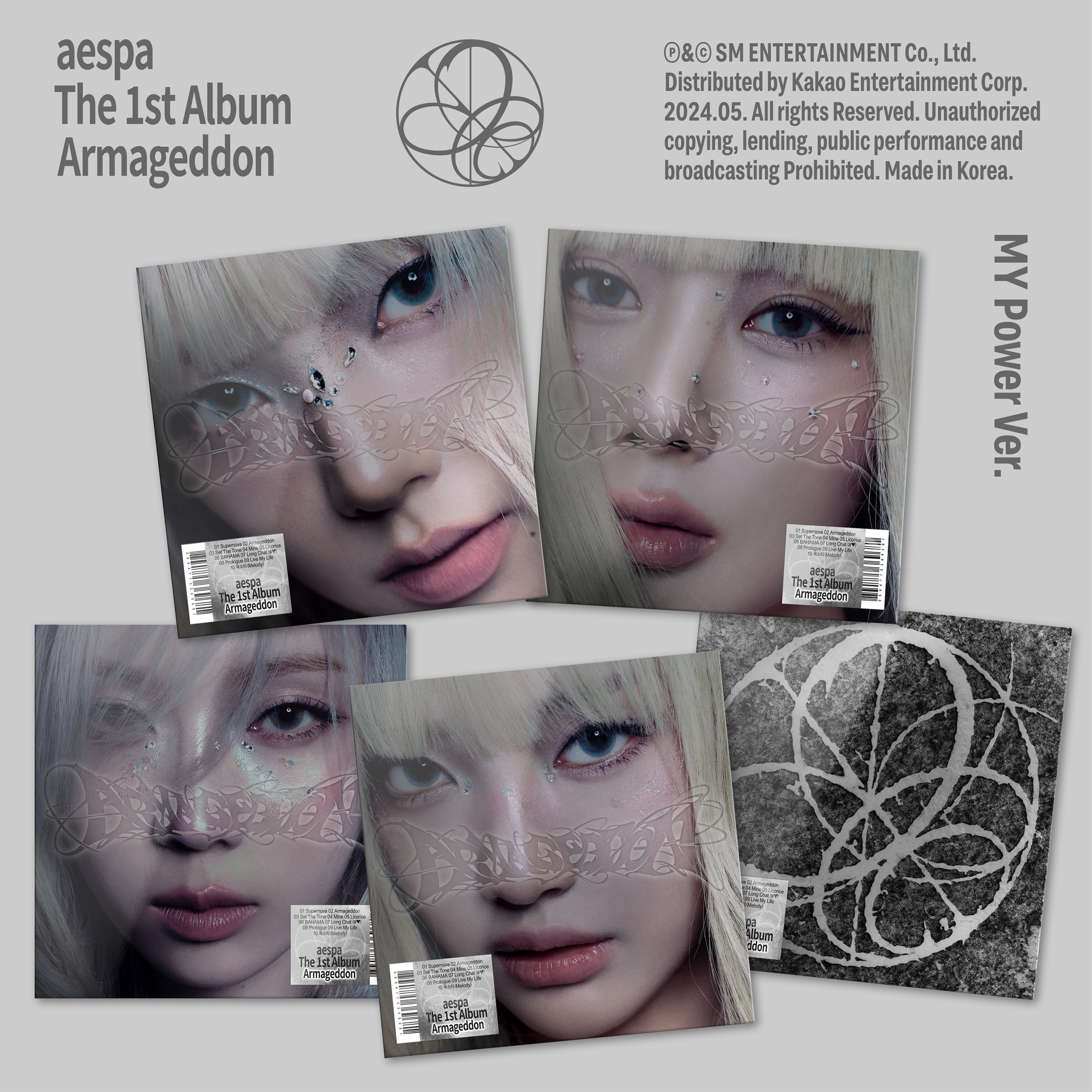 AESPA - ARMAGEDDON 1ST ALBUM MY POWER VER RANDOM